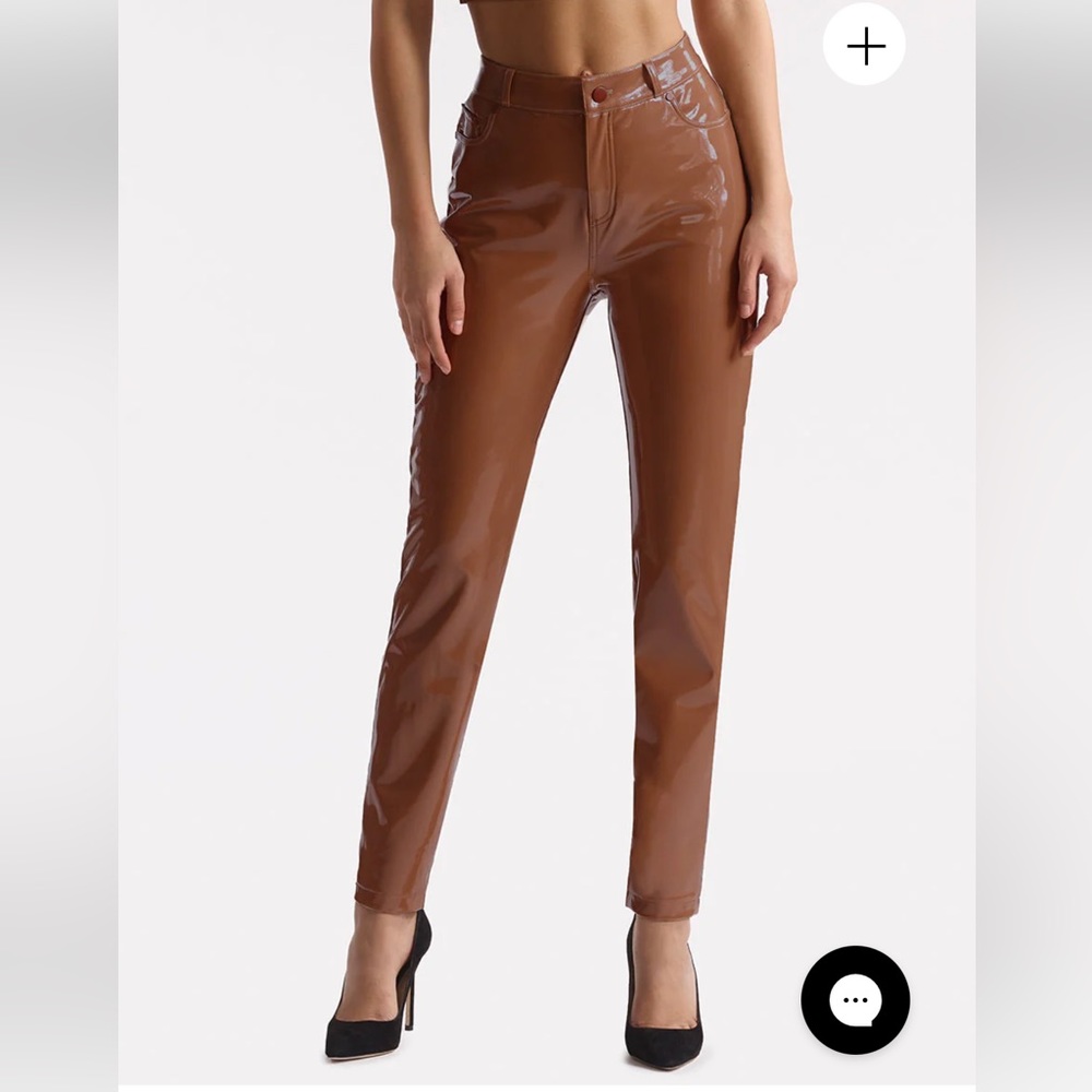 Commando Faux Leather Brown Pants